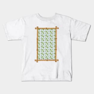 Palm Tree Tiki Frame Kids T-Shirt